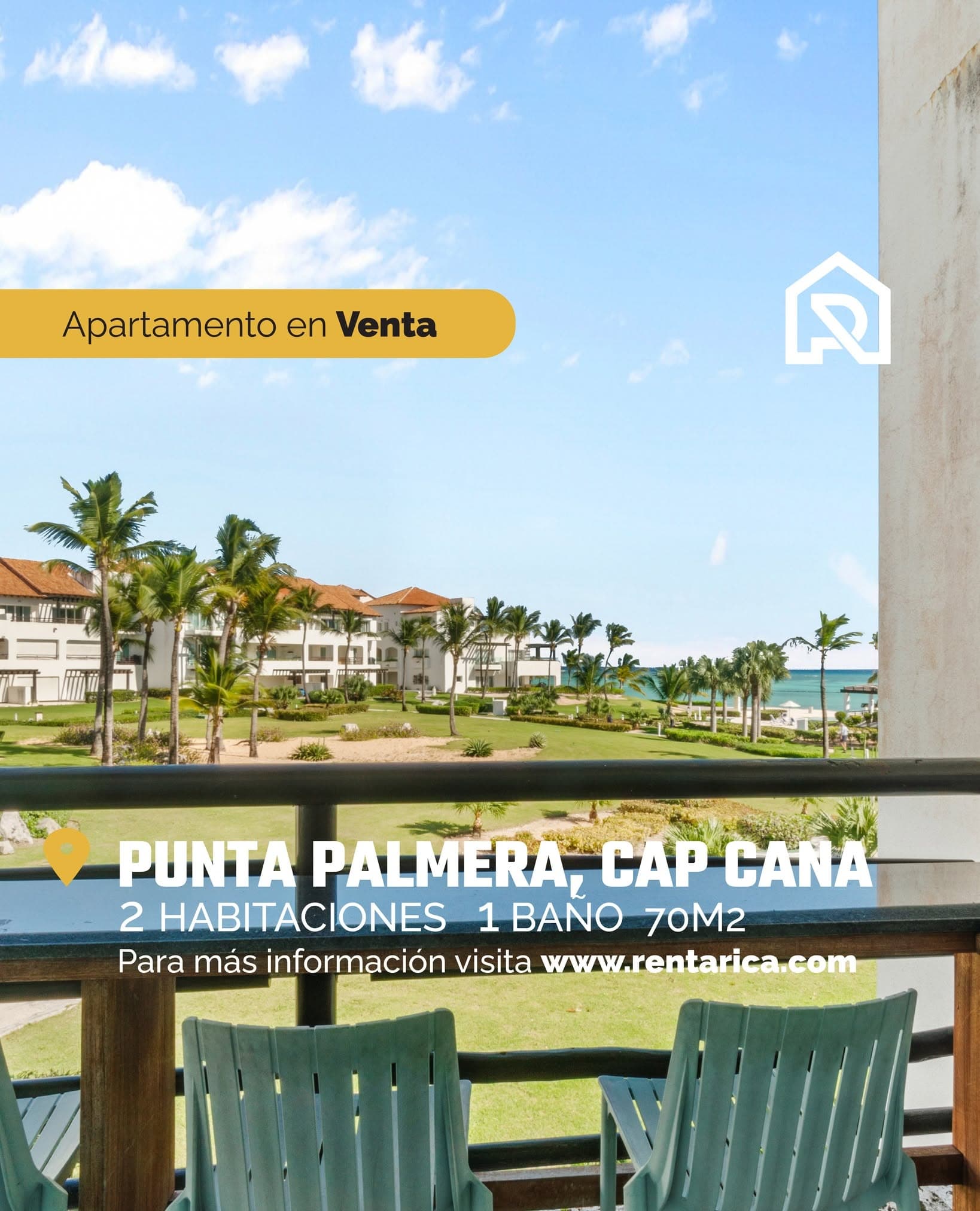 Residencia de lujo con vista al mar en Cap Cana.